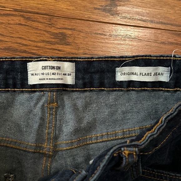 Cotton On Original Flare Jeans - Size 10 - Picture 4 of 4